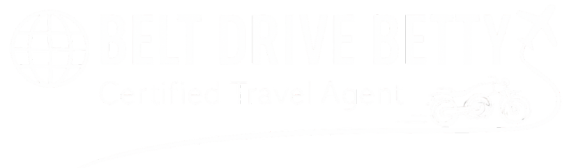 Belt Drive Betty's Travel Agent Logo